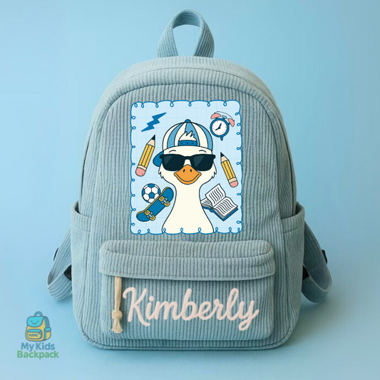 Personalized Toddler Backpack – Blue Edition for Boys
